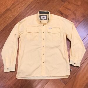 Dakota Grizzly Performance Moisture Wicking Vented Yellow Long Sleeve Shirt